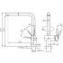Bateria FRANKE ATLAS NEO PULL-OUT stal szczotkowana INOX (115.0521.438)