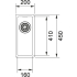 Zlew FRANKE Linia Box BXX 210/110-16 stal SZCZOTKOWANA (127.0453.651)