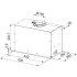 Okap do zabudowy FRANKE Box Flush FBFE A52 WH MATT biały mat | 620m3/h (305.0665.366)