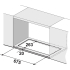 Okap do zabudowy FRANKE Box Flush FBFE A70 WH MATT biały mat | 620m3/h (305.0665.367)
