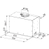 Okap do zabudowy FRANKE Box Flush FBFE A70 WH MATT biały mat | 620m3/h (305.0665.367)