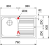 Zlew FRANKE Logica LLX 611-79 stal SZCZOTKOWANA (komora LEWA) (101.0085.772) *** zamów wycięcie otworów GRATIS ***