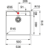 Zlew FRANKE Maris MRX 210-50 TL stal SZCZOTKOWANA (127.0544.022)
