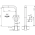 Bateria FRANKE MYTHOS PULL-OUT stal szczotkowana INOX (115.0547.853)