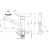 Bateria FRANKE ORBIT PULL-OUT stal szczotkowana INOX (115.0569.461)