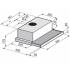 Okap teleskopowy FREGGIA CHS46X inox