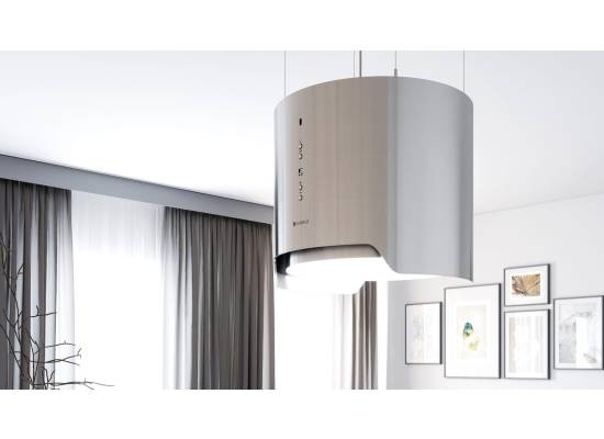 Okap wyspowy GLOBALO ARENOFLOW ISOLA 39.4 inox | 365 m3/h