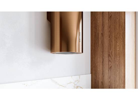 _dodatkowy RABAT 7%_ | _wysyłka 24H*_ | Okap przyścienny GLOBALO CALMIO 39.1 carmel gold | 570 m3/h