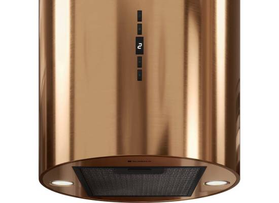 _dodatkowy RABAT 7%_ | Okap wyspowy GLOBALO CALMIO ISOLA 39.1 carmel gold | 570 m3/h