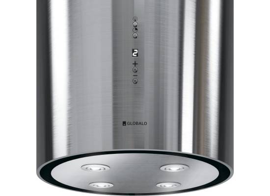 _dodatkowy RABAT 7%_ | _wysyłka 24H*_ | Okap wyspowy GLOBALO CYLINDRO ISOLA 39.7 inox | 742 m3/h