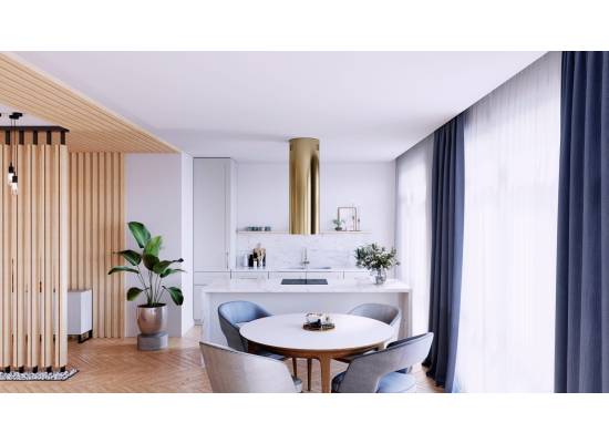 _dodatkowy RABAT 12%_ | Okap wyspowy GLOBALO CYLINDRO ISOLA 39.7 light gold | 742 m3/h