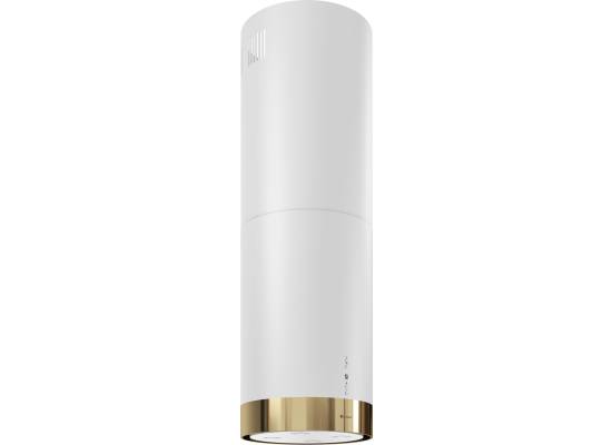 _dodatkowy RABAT 12%_ | Okap wyspowy GLOBALO CYLINDRO ISOLA 39.7 light gold ring | 742 m3/h
