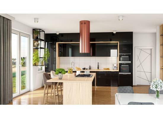 _dodatkowy RABAT 12%_ | Okap wyspowy GLOBALO CYLINDRO ISOLA 39.7 rose | 742 m3/h