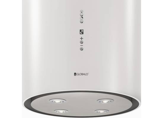 _dodatkowy RABAT 7%_ | _wysyłka 24H*_ | Okap wyspowy GLOBALO CYLINDRO ISOLA 39.7 white | 742 m3/h