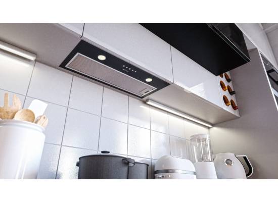 _dodatkowy RABAT 7%_ | _wysyłka 24H*_ | Okap do zabudowy GLOBALO DELICO 60.1 black | 320 m3/h