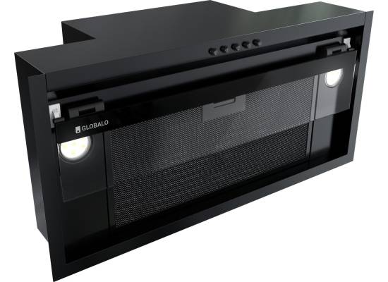 _dodatkowy RABAT 7%_ | Okap do zabudowy GLOBALO DISMO 60.1 black | 455 m3/h