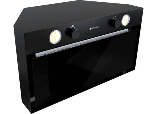 Okap do zabudowy GLOBALO FLOWERI 60.2 black | 570 m3/h