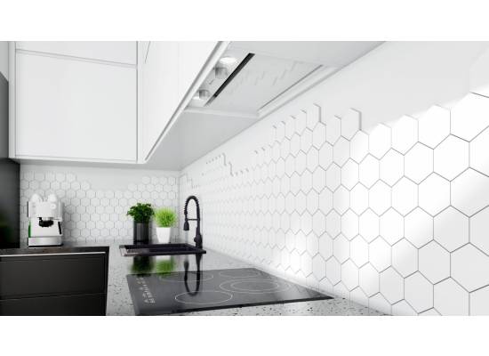 Okap do zabudowy GLOBALO FLOWERI 60.2 white | 570 m3/h