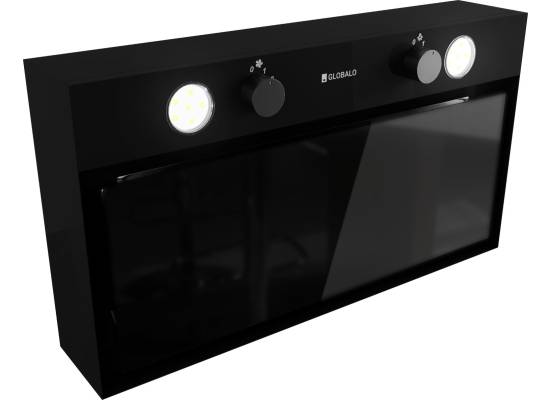 _dodatkowy RABAT 7%_ | _wysyłka 24H*_ | Okap do zabudowy GLOBALO FLUXIME 60.1 black + turbina TW 1.2 | 590 m3/h