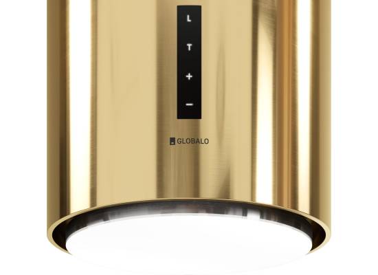 _dodatkowy RABAT 15%_ | Okap przyścienny GLOBALO HEWENO 39.3 light gold | 660 m3/h