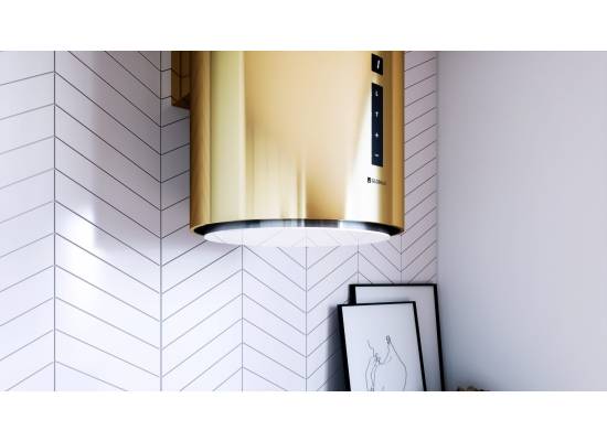 _dodatkowy RABAT 15%_ | Okap przyścienny GLOBALO HEWENO 39.3 light gold | 660 m3/h