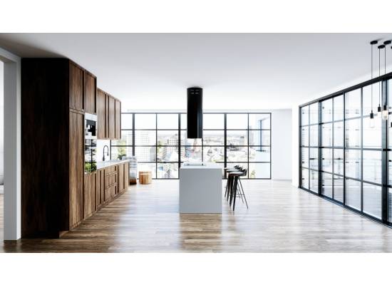 _dodatkowy RABAT 7%_ | _wysyłka 24H*_ | Okap wyspowy GLOBALO HEWENO ISOLA 39.2 black | 675 m3/h
