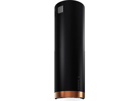 _dodatkowy RABAT 15%_ | _wysyłka 24H*_ | Okap wyspowy GLOBALO HEWENO ISOLA 39.2 black / copper mat ring | 675 m3/h