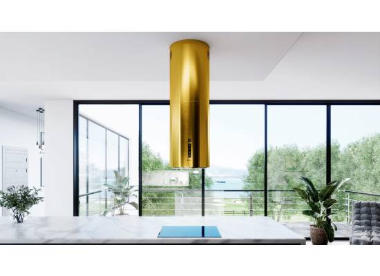 _dodatkowy RABAT 15%_ | Okap wyspowy GLOBALO HEWENO ISOLA 39.2 gold | 675 m3/h