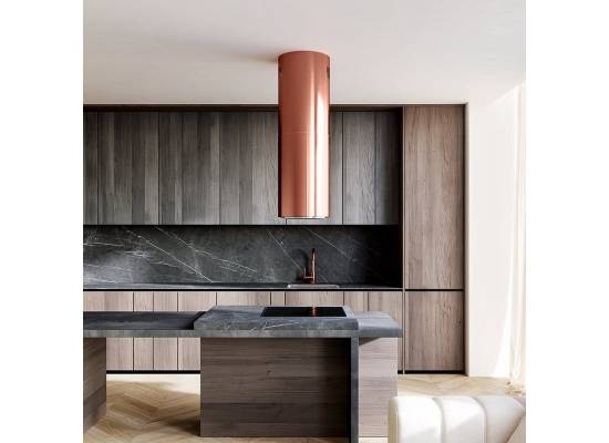 _dodatkowy RABAT 15%_ | Okap wyspowy GLOBALO HEWENO ISOLA 39.2 copper | 675 m3/h