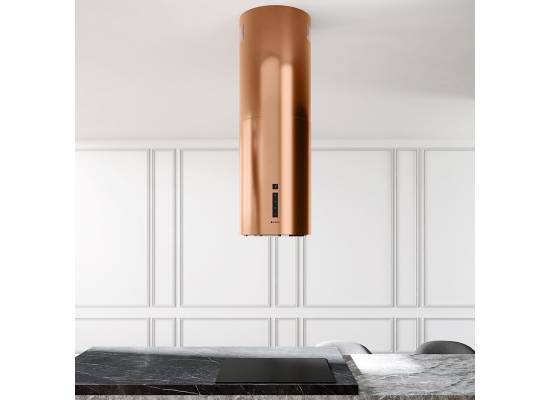 _dodatkowy RABAT 15%_ | _wysyłka 24H*_ | Okap wyspowy GLOBALO HEWENO ISOLA 39.2 copper mat | 675 m3/h