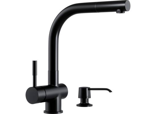 _dodatkowy RABAT 7%_ | _wysyłka 24H*_ | Dozownik GLOBALO INTIO black (czarny mat)