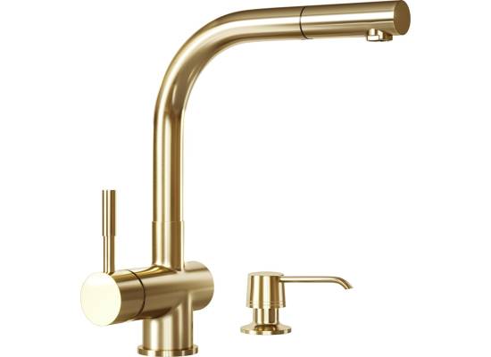 _dodatkowy RABAT 12%_ | _wysyłka 24H*_ | Dozownik GLOBALO INTIO light gold mat