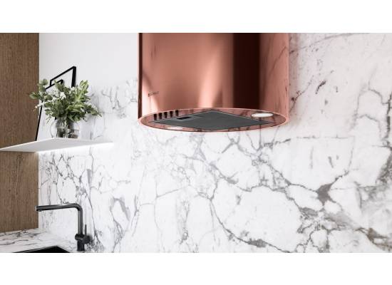_dodatkowy RABAT 7%_ | _wysyłka 24H*_ | Okap przyścienny GLOBALO LOBELIO 39.1 wine copper | 570 m3/h
