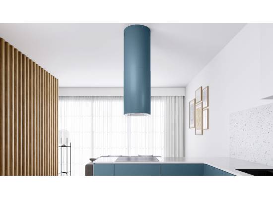 _dodatkowy RABAT 7%_ | _wysyłka 24H*_ | Okap wyspowy GLOBALO LOBELIO ISOLA 39.1 ocean blue | 570 m3/h