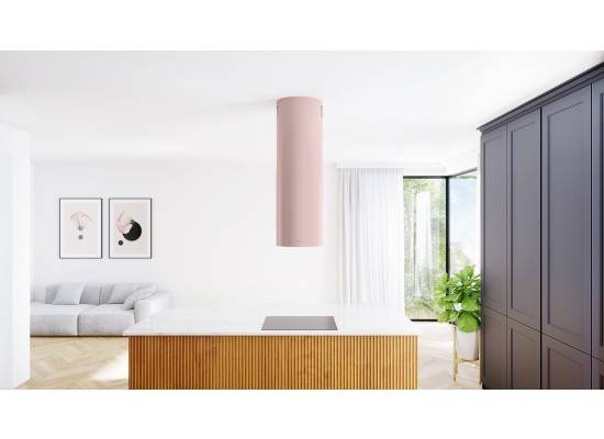 _dodatkowy RABAT 7%_ | Okap wyspowy GLOBALO LOBELIO ISOLA 39.1 velvet rose | 570 m3/h