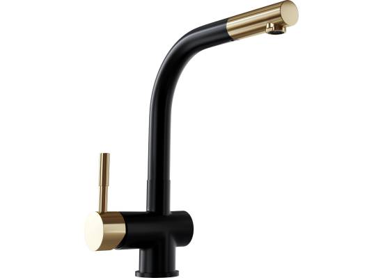 Bateria GLOBALO LOBIO black (czarny mat) / light gold mat ring