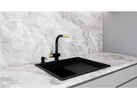 Bateria GLOBALO LOBIO black (czarny mat) / light gold ring