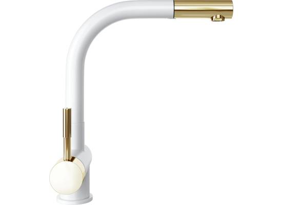 Bateria GLOBALO LOBIO white / light gold ring