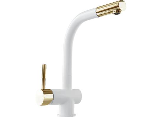 Bateria GLOBALO LOBIO white / light gold ring