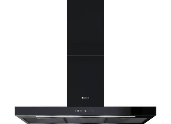 _dodatkowy RABAT 7%_ | Okap przyścienny GLOBALO LONATIO 90.1 black | 608 m3/h