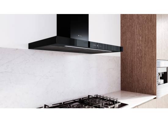 _dodatkowy RABAT 7%_ | Okap przyścienny GLOBALO LONATIO 90.1 black | 608 m3/h