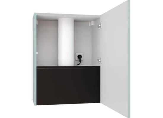 _dodatkowy RABAT 15%_ | Okap przyścienny GLOBALO LOWIO 60.1 black / mint | 720 m3/h