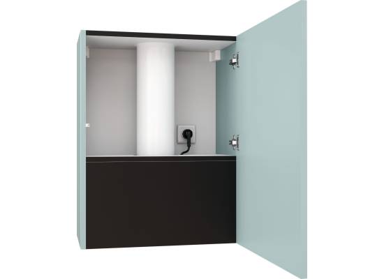 _dodatkowy RABAT 15%_ | Okap przyścienny GLOBALO LOWIO 60.1 black / mint | 720 m3/h