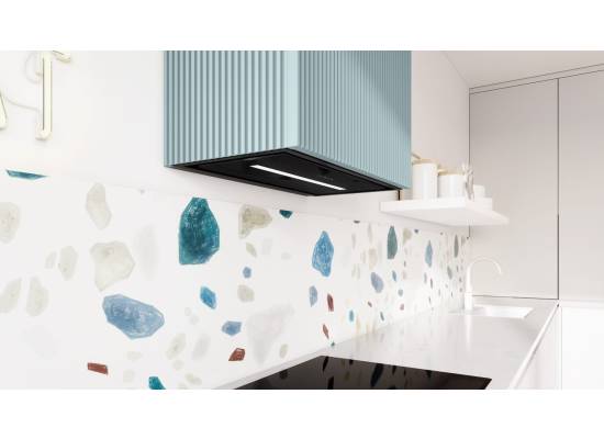 _dodatkowy RABAT 15%_ | Okap przyścienny GLOBALO LOWIO 60.1 black / mint | 720 m3/h