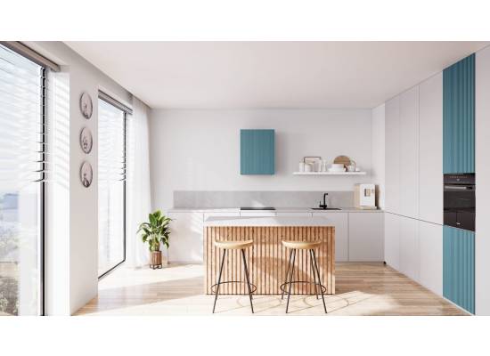 _dodatkowy RABAT 15%_ | Okap przyścienny GLOBALO LOWIO 60.1 black / ocean blue | 720 m3/h