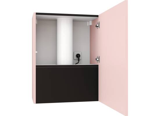 _dodatkowy RABAT 15%_ | Okap przyścienny GLOBALO LOWIO 60.1 black / velvet rose | 720 m3/h