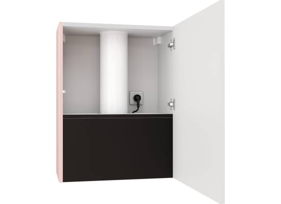 _dodatkowy RABAT 15%_ | Okap przyścienny GLOBALO LOWIO 60.1 black / velvet rose | 720 m3/h