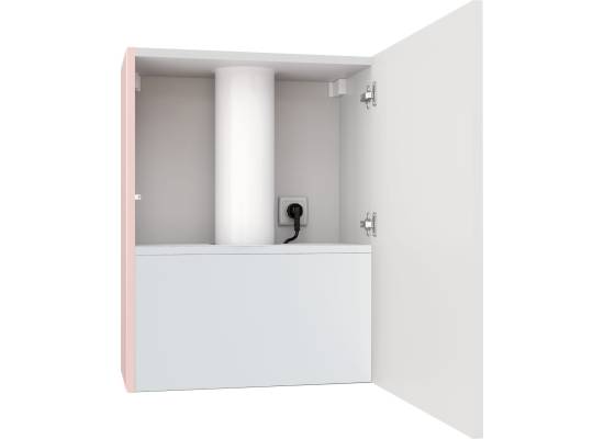 _dodatkowy RABAT 15%_ | Okap przyścienny GLOBALO LOWIO 60.1 black / velvet rose | 720 m3/h