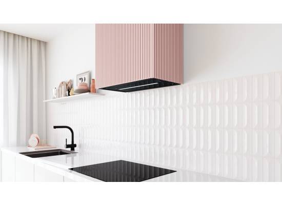 _dodatkowy RABAT 15%_ | Okap przyścienny GLOBALO LOWIO 60.1 black / velvet rose | 720 m3/h