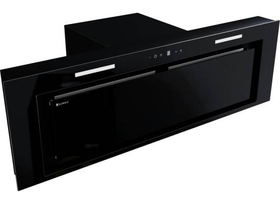 Okap do zabudowy GLOBALO MATERI 90.1 black | 583 m3/h